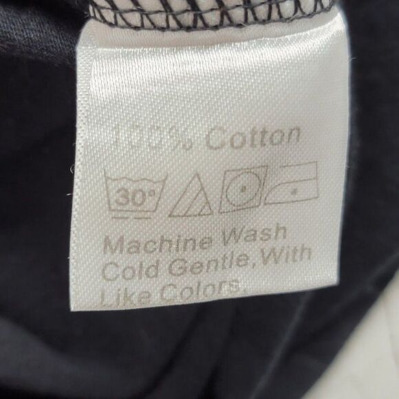 Romwe Black Graphic Tee "I'm Not For Everyone" T-Shirt Size XL Short Sleeve - Picture 5 of 7